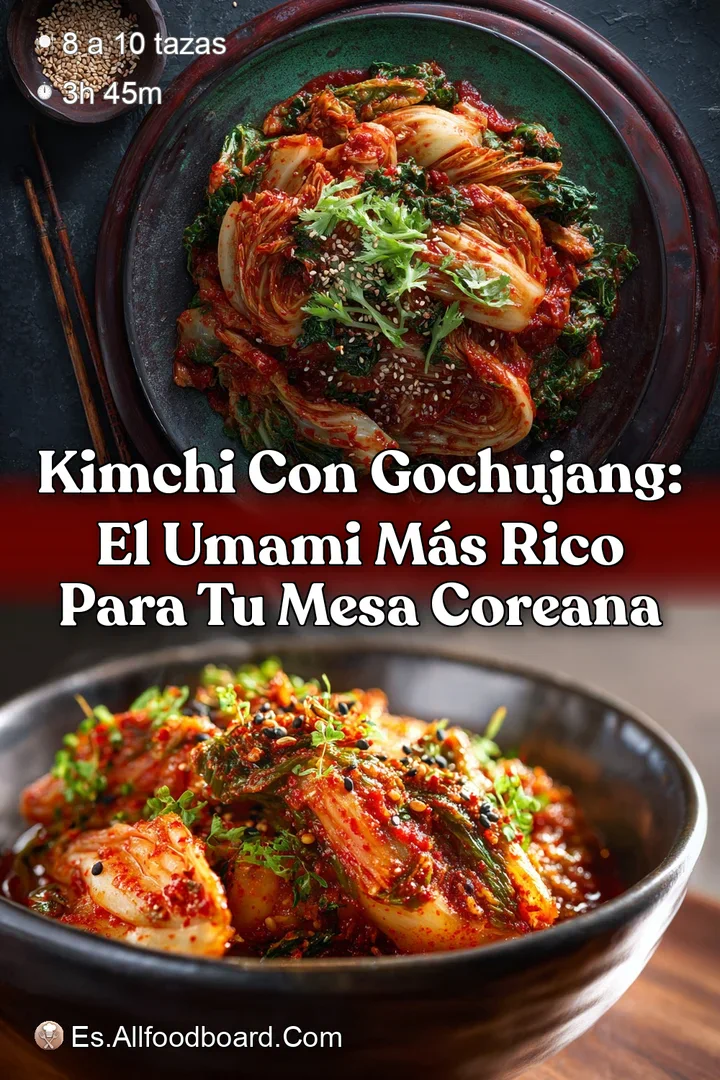Kimchi con Gochujang: El Umami M&aacute;s Rico para tu Mesa Coreana