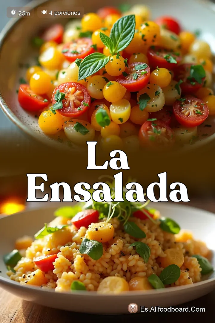 Ensalada Mediterr&aacute;nea con Feta y Romero Receta F&aacute;cil - ES All Food Board