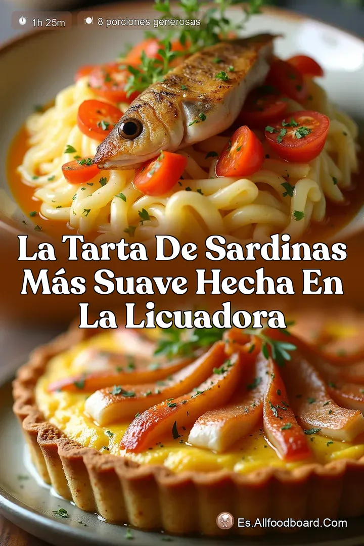 La Tarta de Sardinas M&aacute;s Suave Hecha en la Licuadora