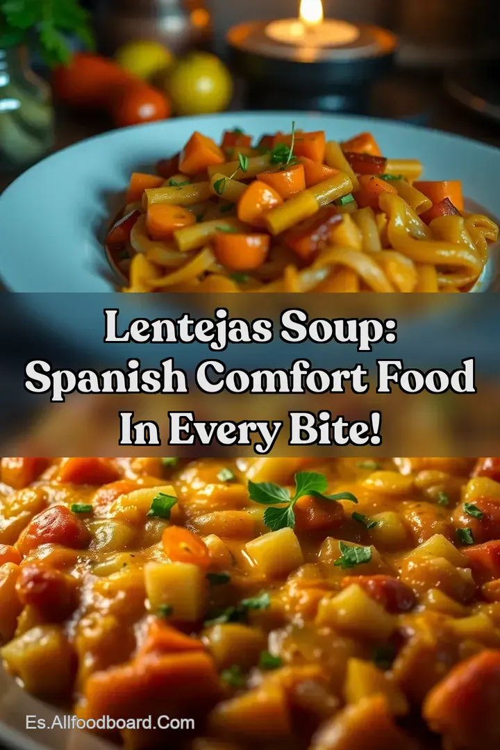 Lentejas Soup: Spanish Comfort Food in Every Bite!