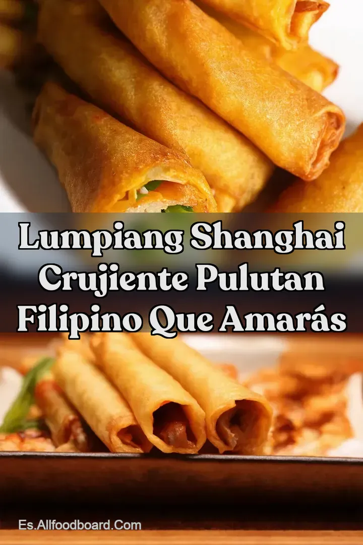 Lumpiang Shanghai Crujiente Pulutan Filipino Que Amar&aacute;s