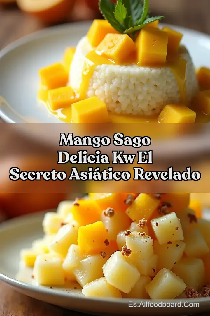 Mango Sago Delicia kw El Secreto Asi&aacute;tico Revelado