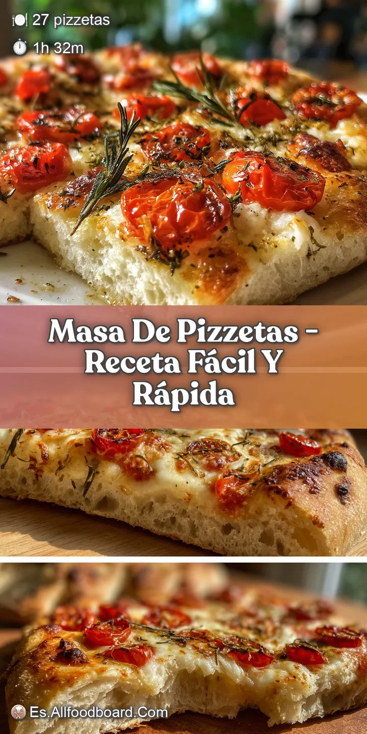 Close-up of a warm, cheesy pizzeta, with visible crust bubbles and glistening tomato sauce. Herbs are lightly sprinkled on...