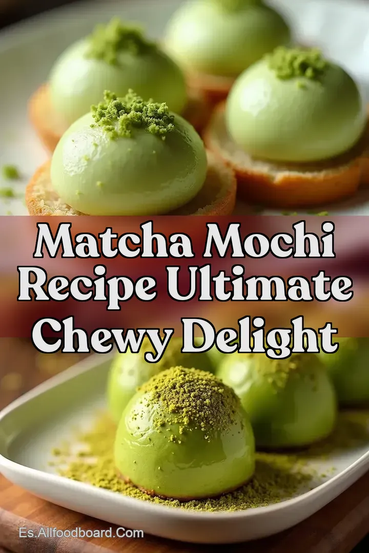 Matcha Mochi Recipe Ultimate Chewy Delight