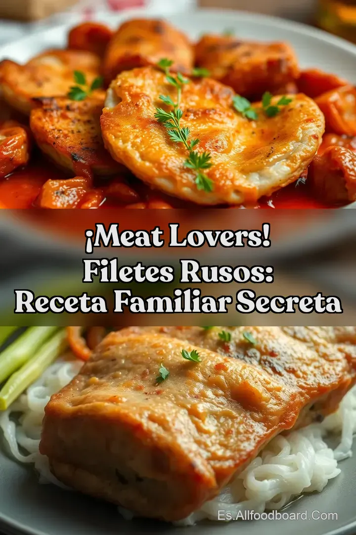 &iexcl;Meat Lovers! Filetes Rusos: Receta Familiar Secreta