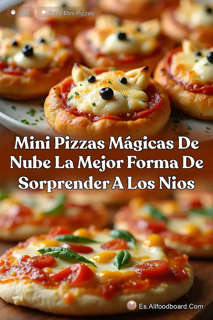 Mini Pizzas M&aacute;gicas de Nube La mejor forma de sorprender a los nios