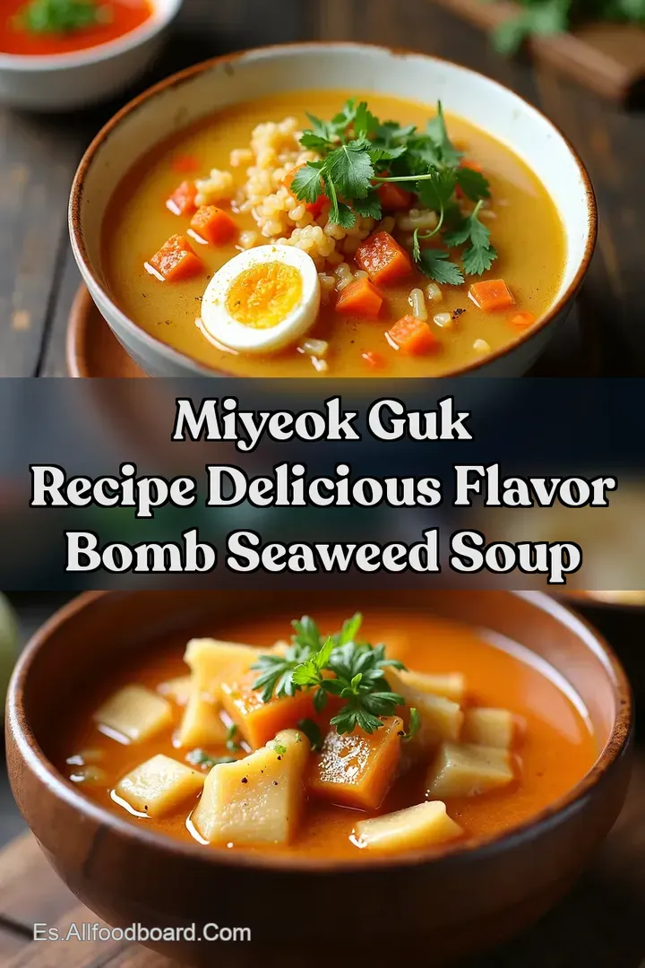Miyeok Guk Recipe Delicious Flavor Bomb Seaweed Soup