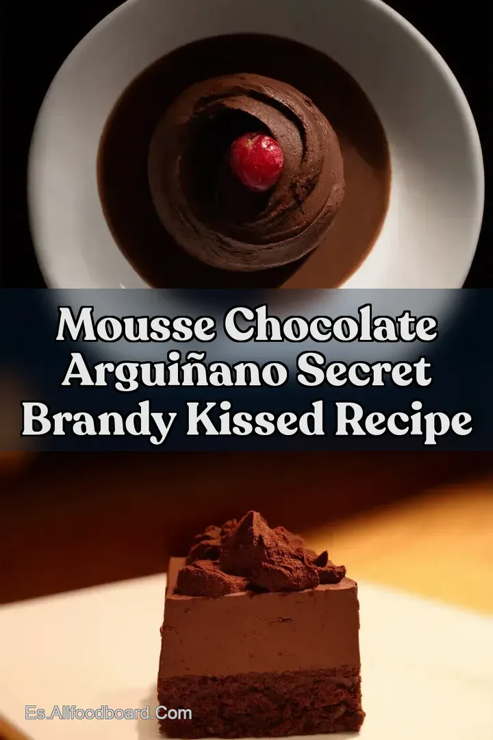 Mousse Chocolate Argui&ntilde;ano Secret Brandy Kissed Recipe