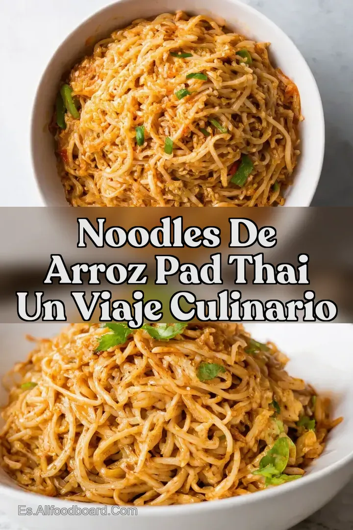 Noodles de Arroz Pad Thai Un Viaje Culinario