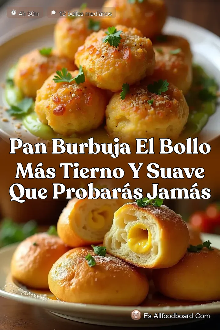 Pan Burbuja El Bollo M&aacute;s Tierno y Suave que Probar&aacute;s Jam&aacute;s