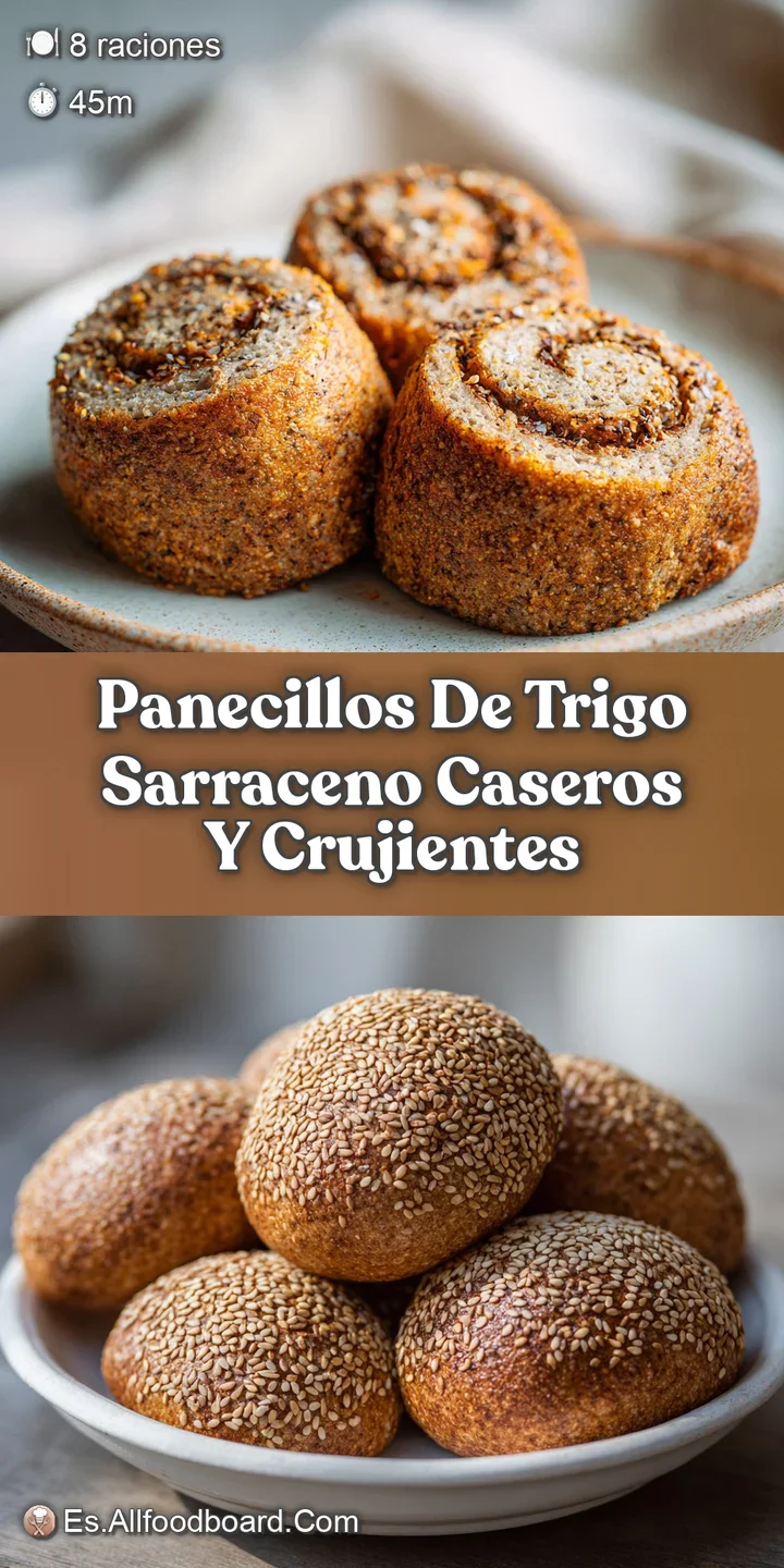 Close-up of a buckwheat roll revealing its porous crumb and slightly crisp crust, beckoning with its rustic charm and subt...