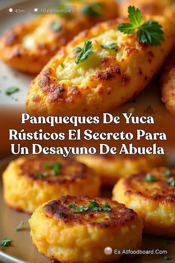Panqueques de Yuca R&uacute;sticos El Secreto para un Desayuno de Abuela
