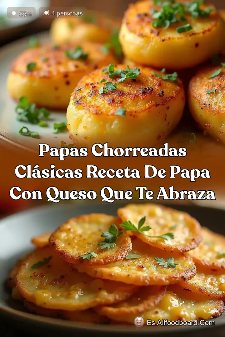 Papas Chorreadas Cl&aacute;sicas Receta de Papa con Queso que te Abraza