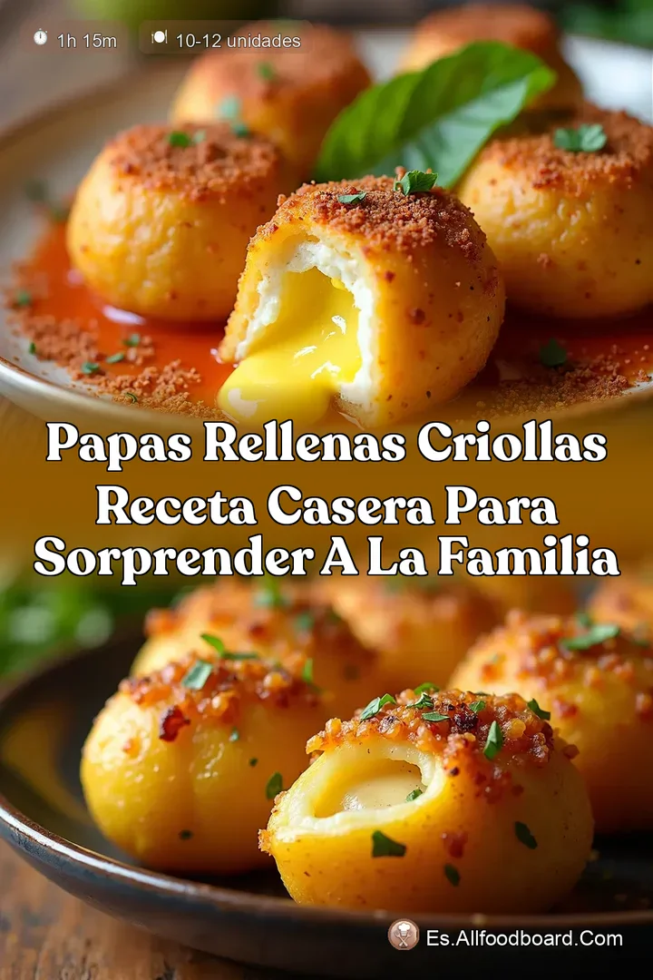 Papas Rellenas Criollas Receta Casera para Sorprender a la Familia