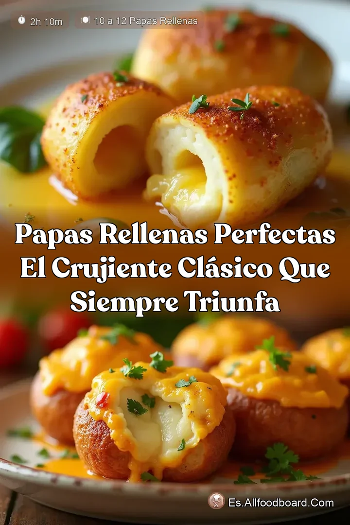 Papas Rellenas Perfectas El Crujiente Cl&aacute;sico que Siempre Triunfa
