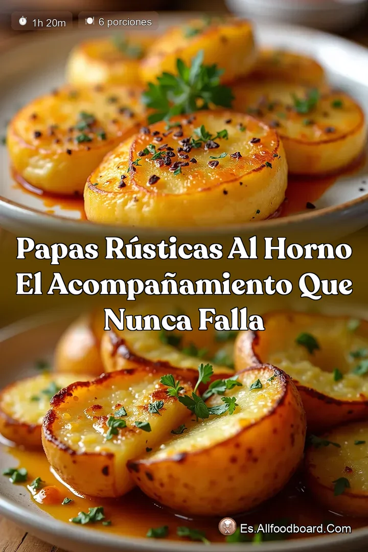 Papas R&uacute;sticas al Horno El Acompa&ntilde;amiento que Nunca Falla