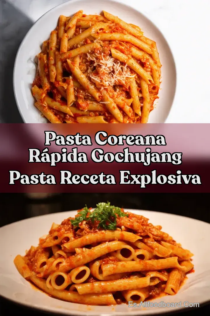Pasta Coreana R&aacute;pida GOCHUJANG PASTA Receta Explosiva