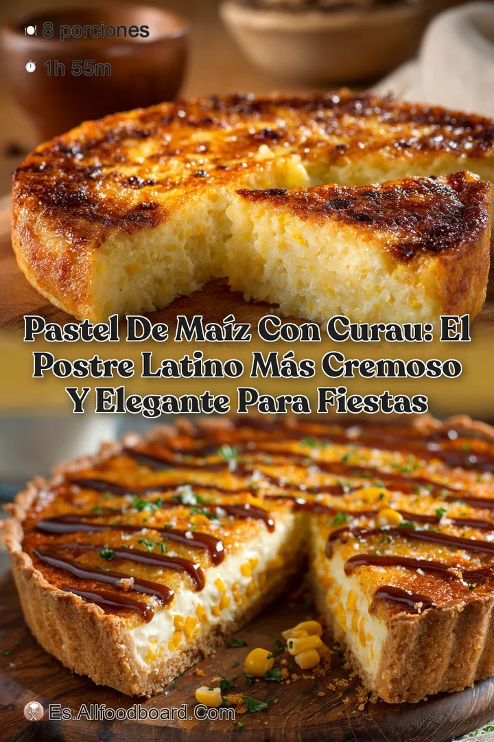 Pastel de Ma&iacute;z con Curau: El Postre Latino m&aacute;s Cremoso y Elegante para Fiestas