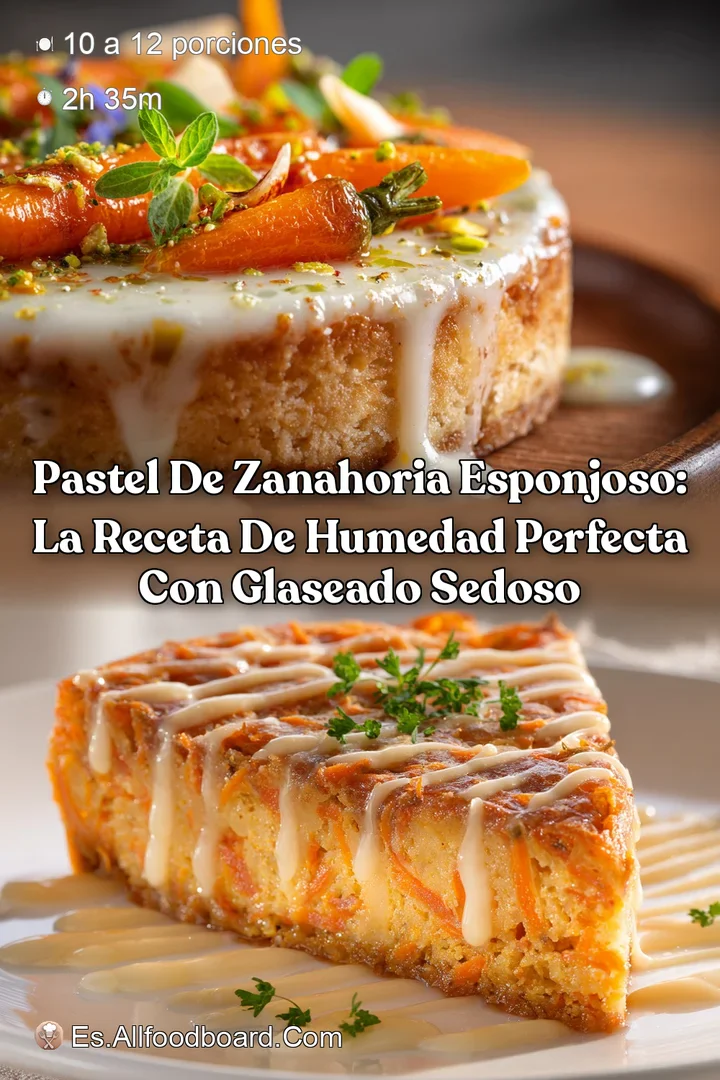 Pastel de Zanahoria Esponjoso: La Receta de Humedad Perfecta con Glaseado Sedoso