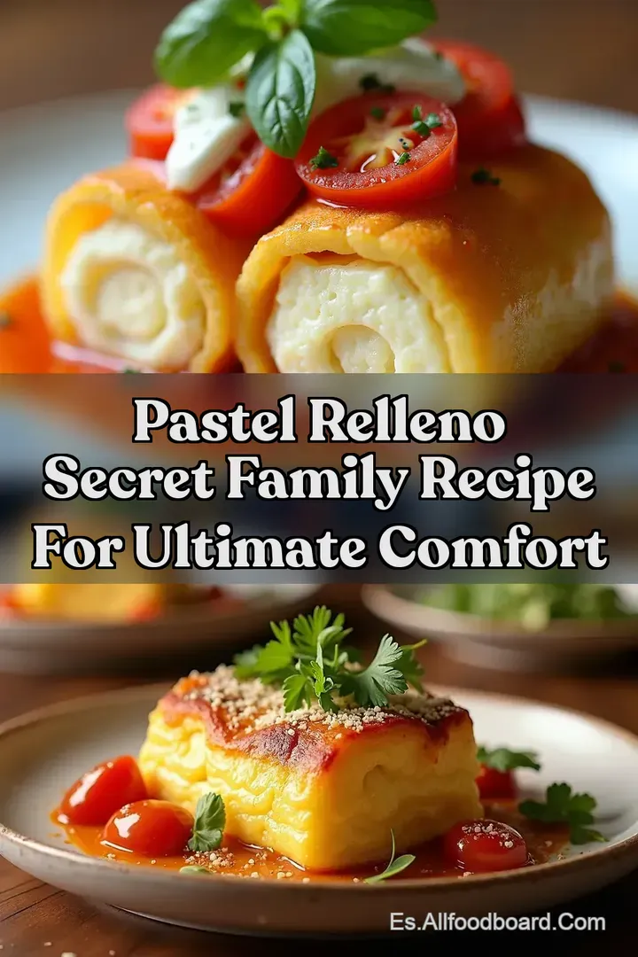 Pastel Relleno Secret Family Recipe for Ultimate Comfort
