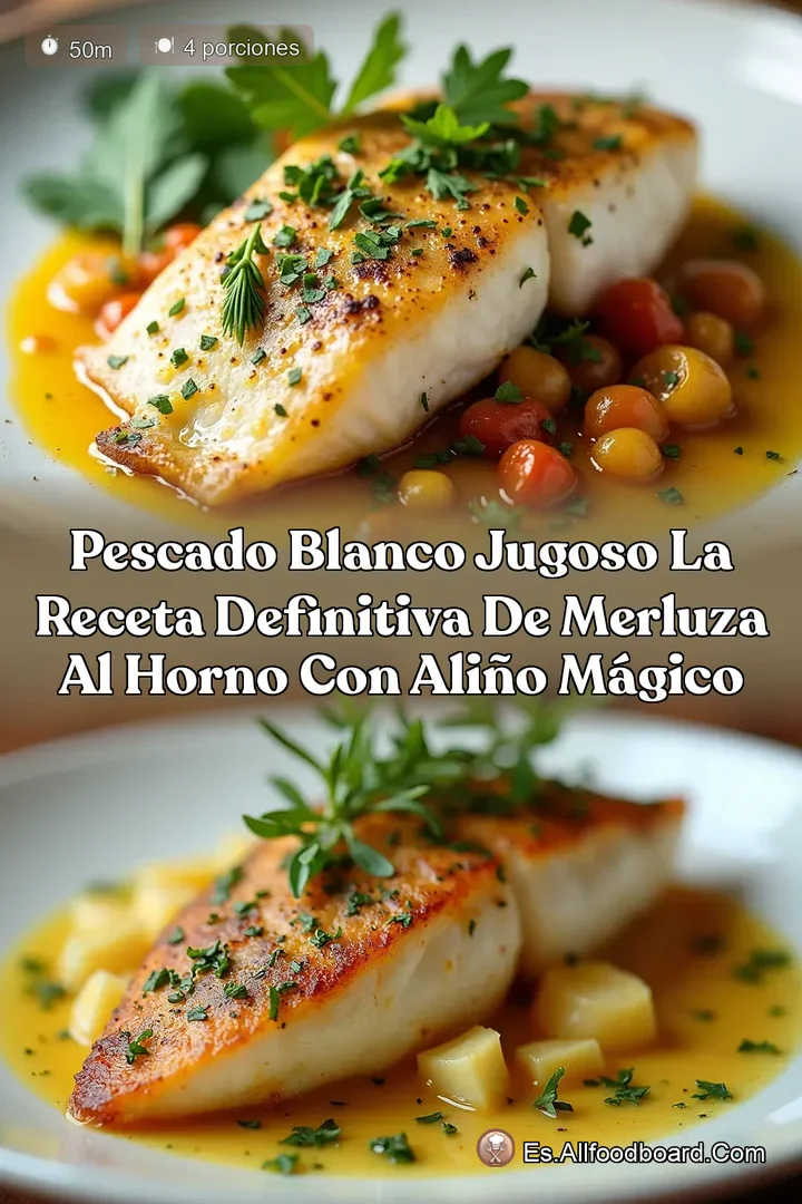 Pescado Blanco Jugoso La Receta Definitiva de Merluza al Horno Con Ali&ntilde;o M&aacute;gico