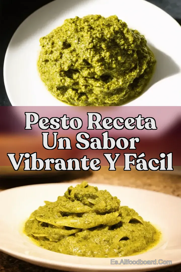 Pesto Receta Un Sabor Vibrante y F&aacute;cil