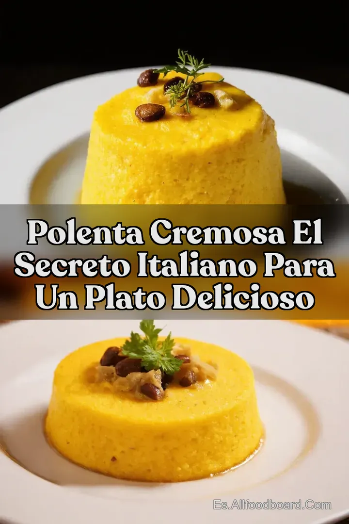 Polenta Cremosa El Secreto Italiano para un Plato Delicioso