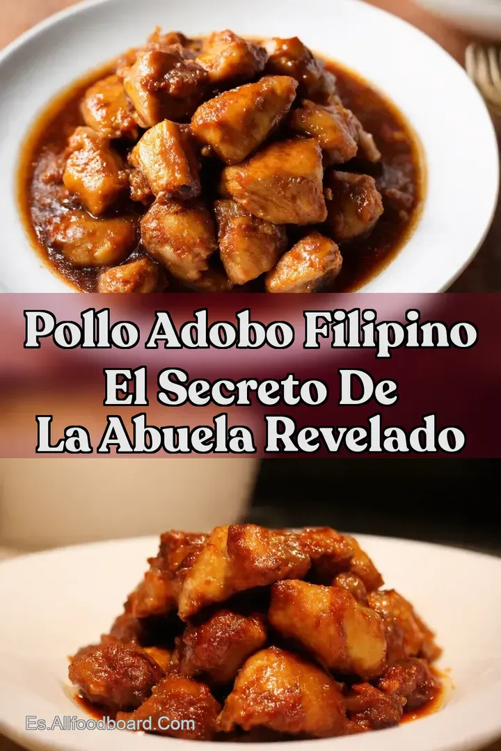 Pollo Adobo Filipino El Secreto de la Abuela Revelado