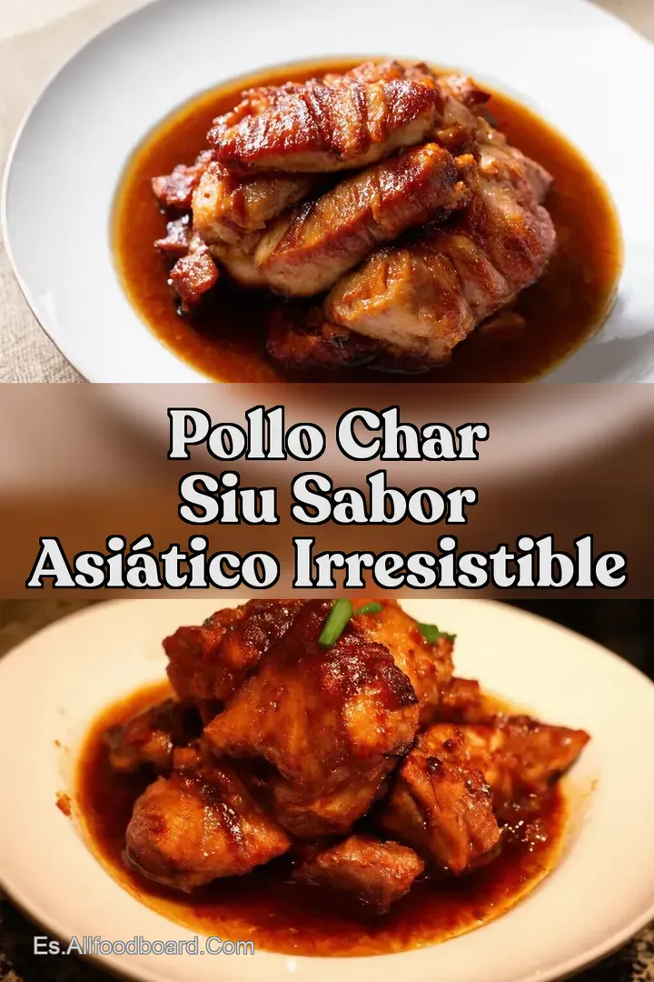 Pollo Char Siu Sabor Asi&aacute;tico Irresistible