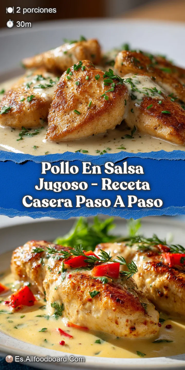 Close-up of tender chicken in a luscious, deep-colored sauce, steam rising, showcasing the dish's appetizing texture.