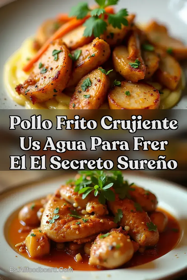 Pollo Frito Crujiente US AGUA PARA FRER EL El Secreto Sure&ntilde;o