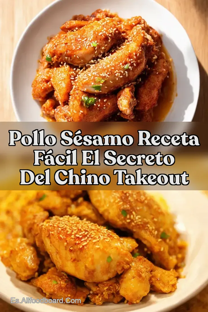 Pollo S&eacute;samo Receta F&aacute;cil El Secreto del Chino Takeout