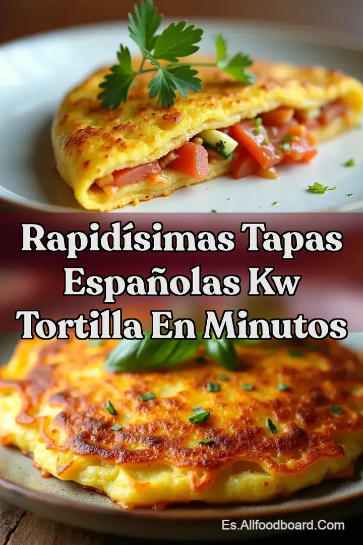 Rapid&iacute;simas Tapas Espa&ntilde;olas kw Tortilla en Minutos