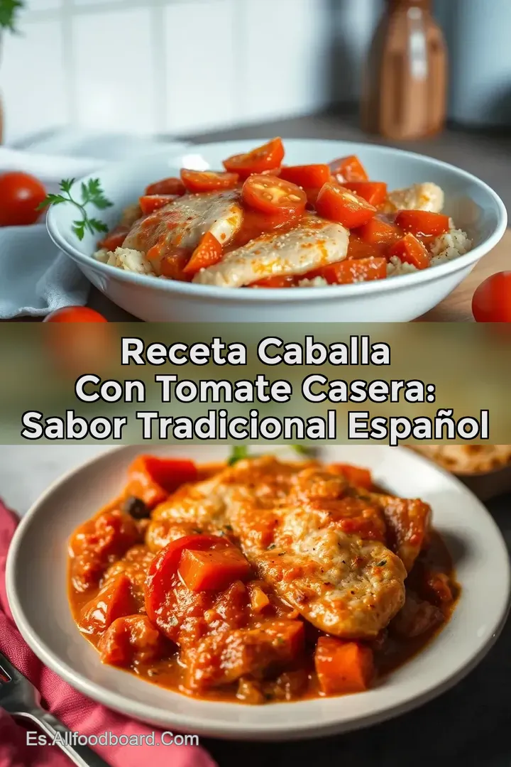 Receta Caballa con Tomate Casera: Sabor Tradicional Espa&ntilde;ol