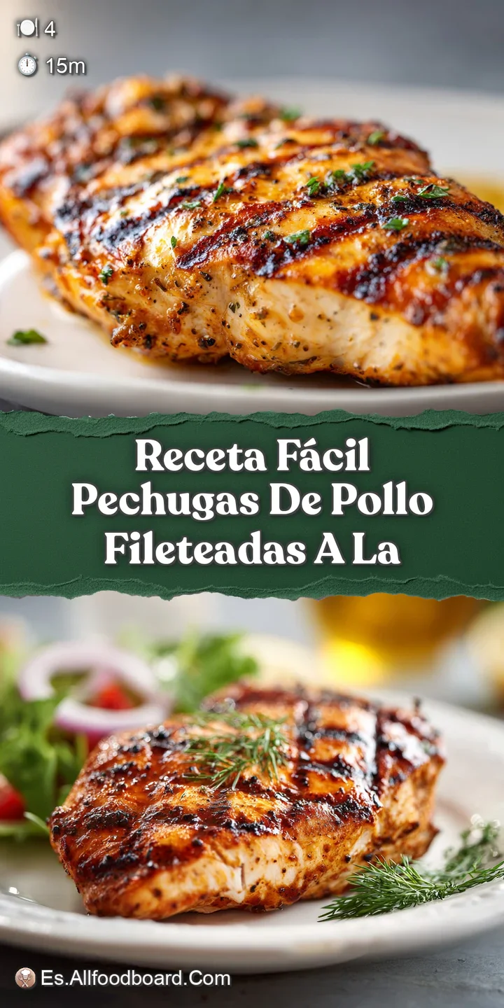 Close-up shows juicy, pan-fried chicken breast with browned edges and a sprinkle of fresh herbs. Mouthwatering and tender.