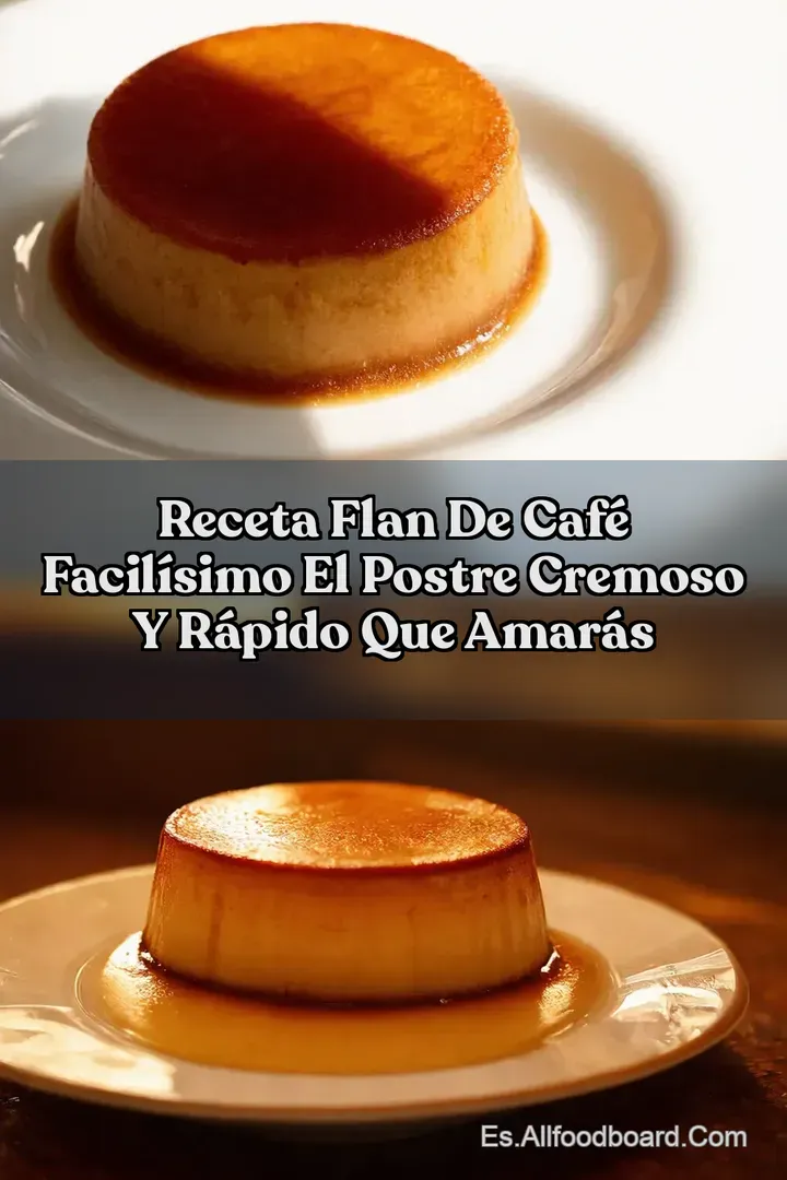 Receta Flan de Caf&eacute; Facil&iacute;simo El Postre Cremoso y R&aacute;pido Que Amar&aacute;s