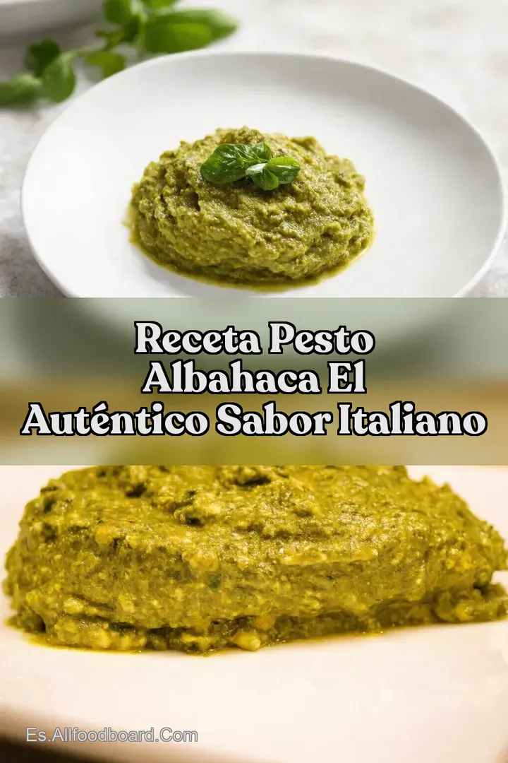 Receta Pesto Albahaca El Aut&eacute;ntico Sabor Italiano