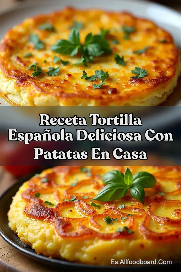 Receta Tortilla Espa&ntilde;ola Deliciosa con patatas en casa