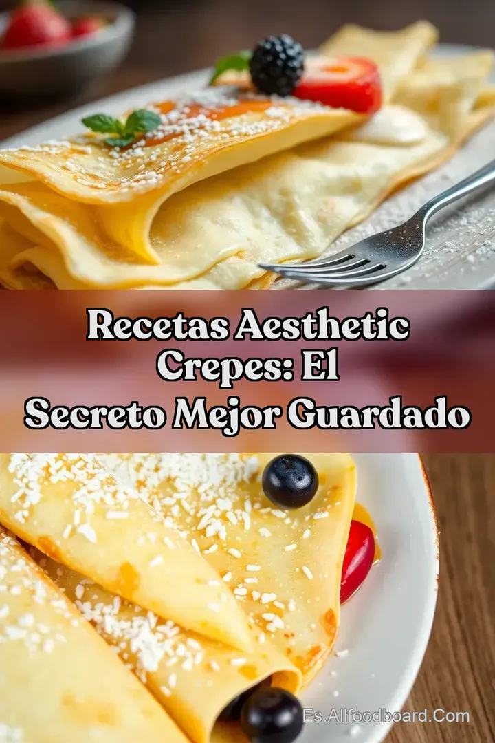 Recetas Aesthetic Crepes: El Secreto Mejor Guardado