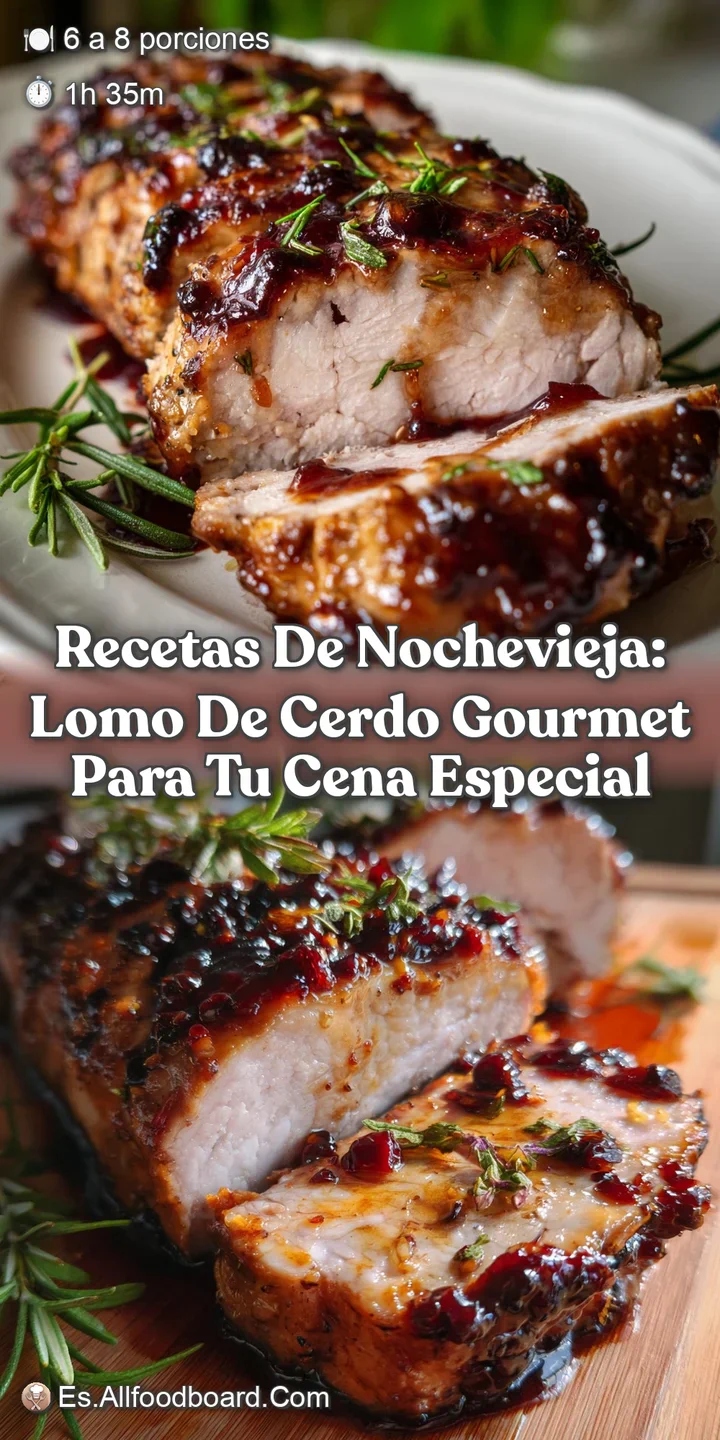 Recetas de Nochevieja: Lomo de Cerdo Gourmet para tu Cena Especial