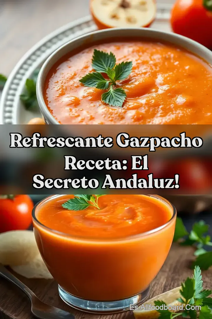 Refrescante Gazpacho Receta: El Secreto Andaluz!