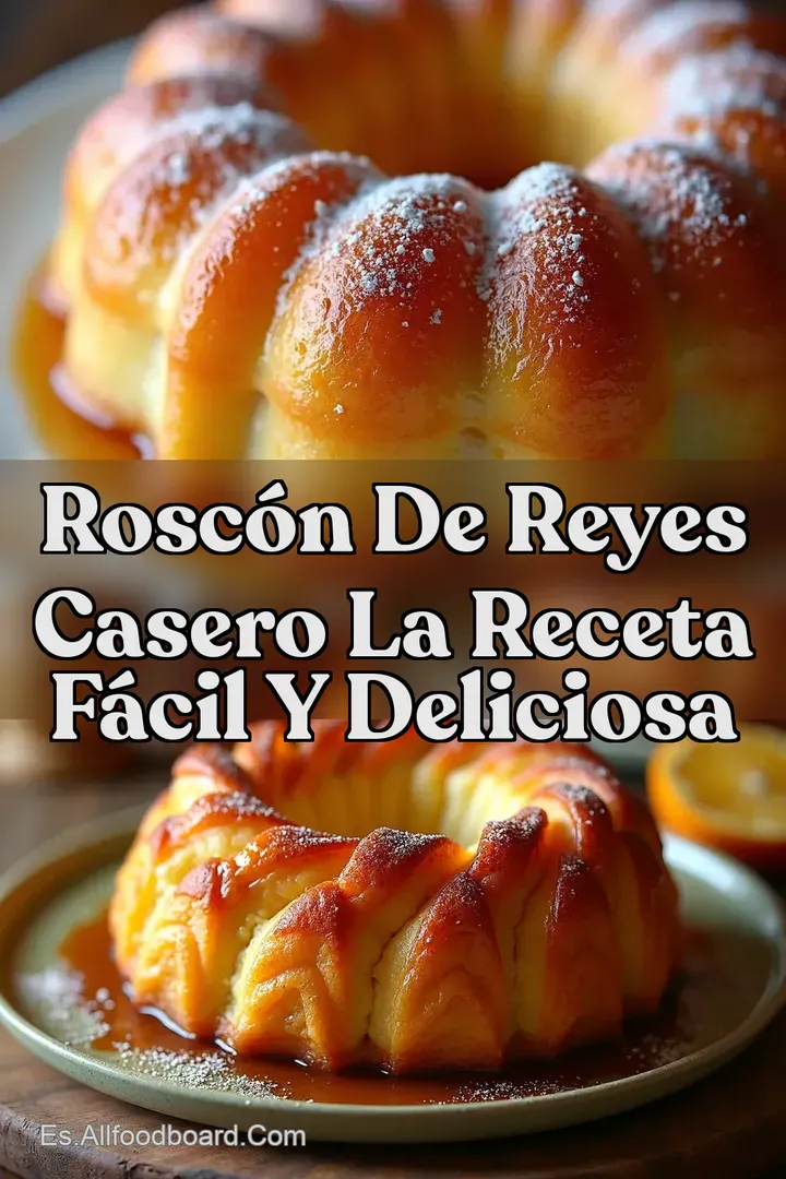 Rosc&oacute;n de Reyes Casero La Receta F&aacute;cil y Deliciosa