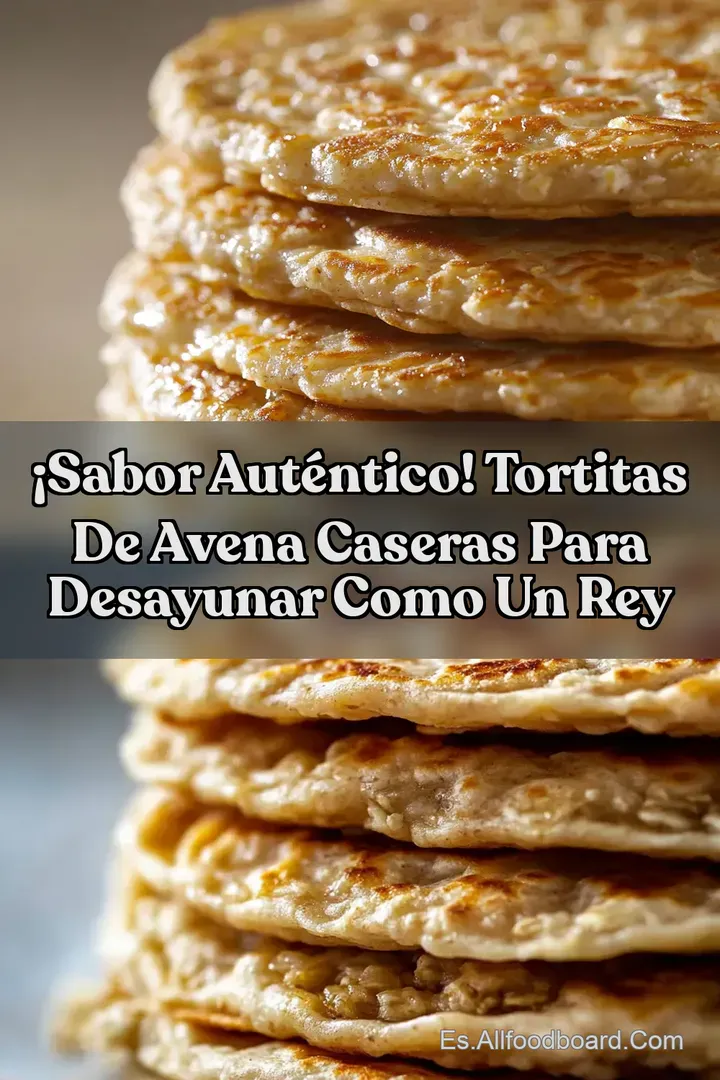 &iexcl;Sabor Aut&eacute;ntico! Tortitas de Avena Caseras para Desayunar como un Rey