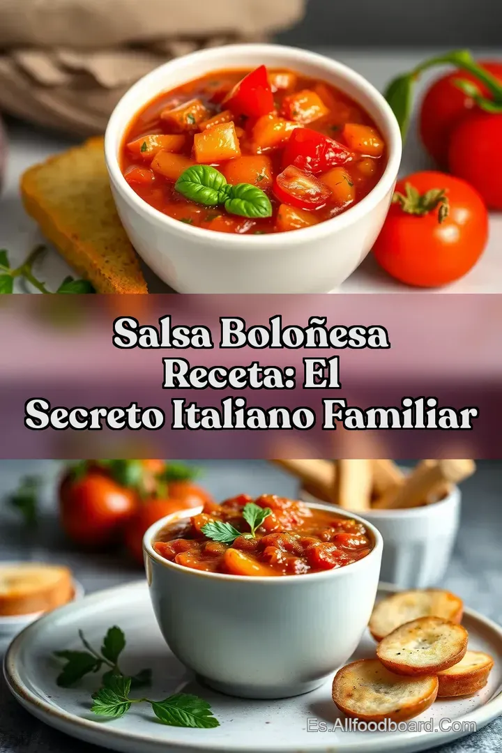 Salsa Bolo&ntilde;esa Receta: El Secreto Italiano Familiar