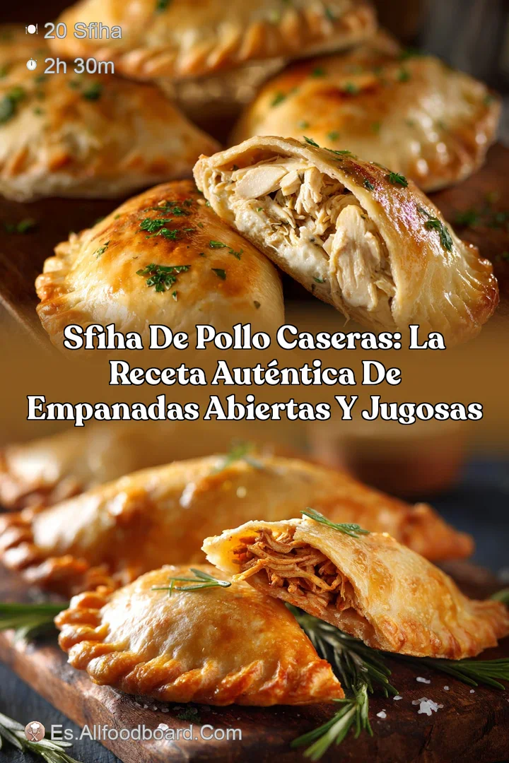 Sfiha de Pollo Caseras: La Receta Aut&eacute;ntica de Empanadas Abiertas y Jugosas