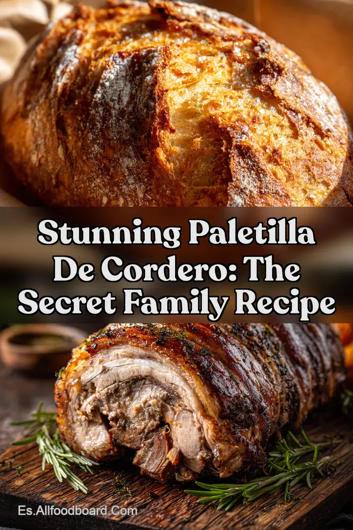 Stunning Paletilla de Cordero: The Secret Family Recipe