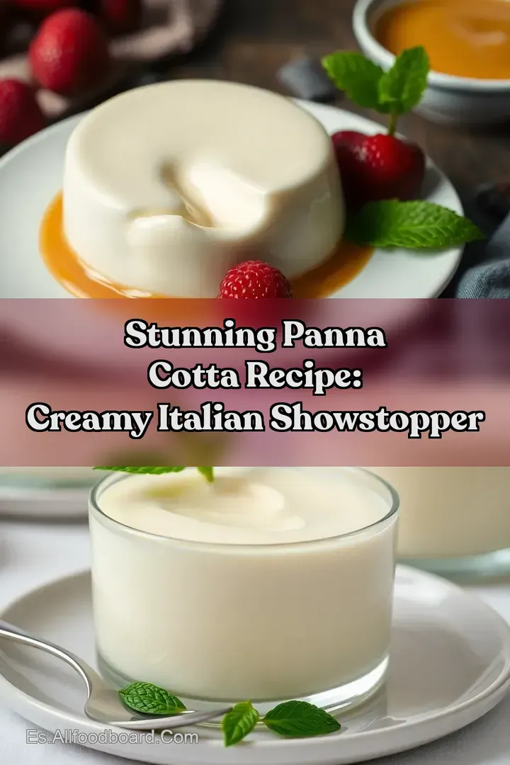 Stunning Panna Cotta Recipe: Creamy Italian Showstopper