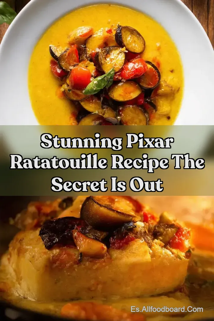 Stunning Pixar Ratatouille Recipe The Secret is Out