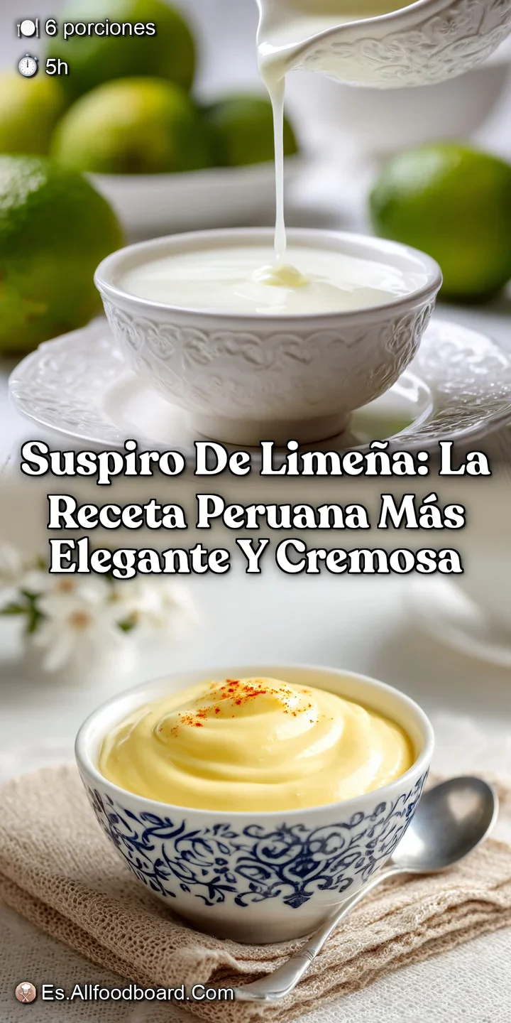 Suspiro de Lime&ntilde;a: La Receta Peruana M&aacute;s Elegante y Cremosa
