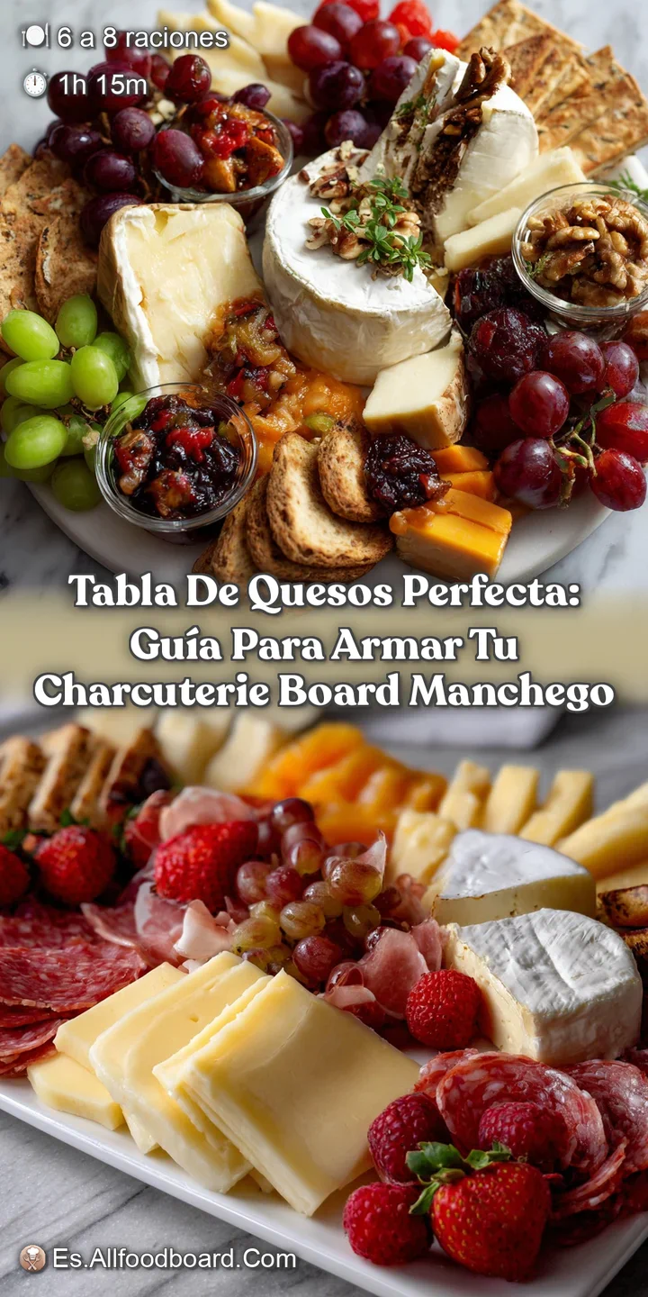 Tabla de Quesos Perfecta: Gu&iacute;a para Armar tu Charcuterie Board Manchego